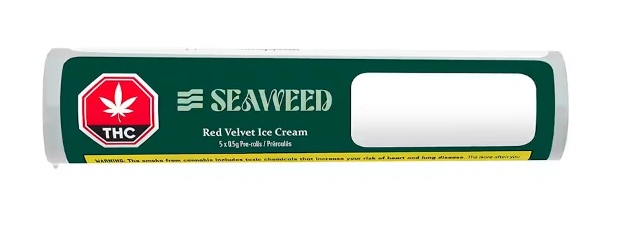 Seaweed Craft Cannabis - Red Velvet Ice Cream Pre-Roll 5x0.5g Main Image