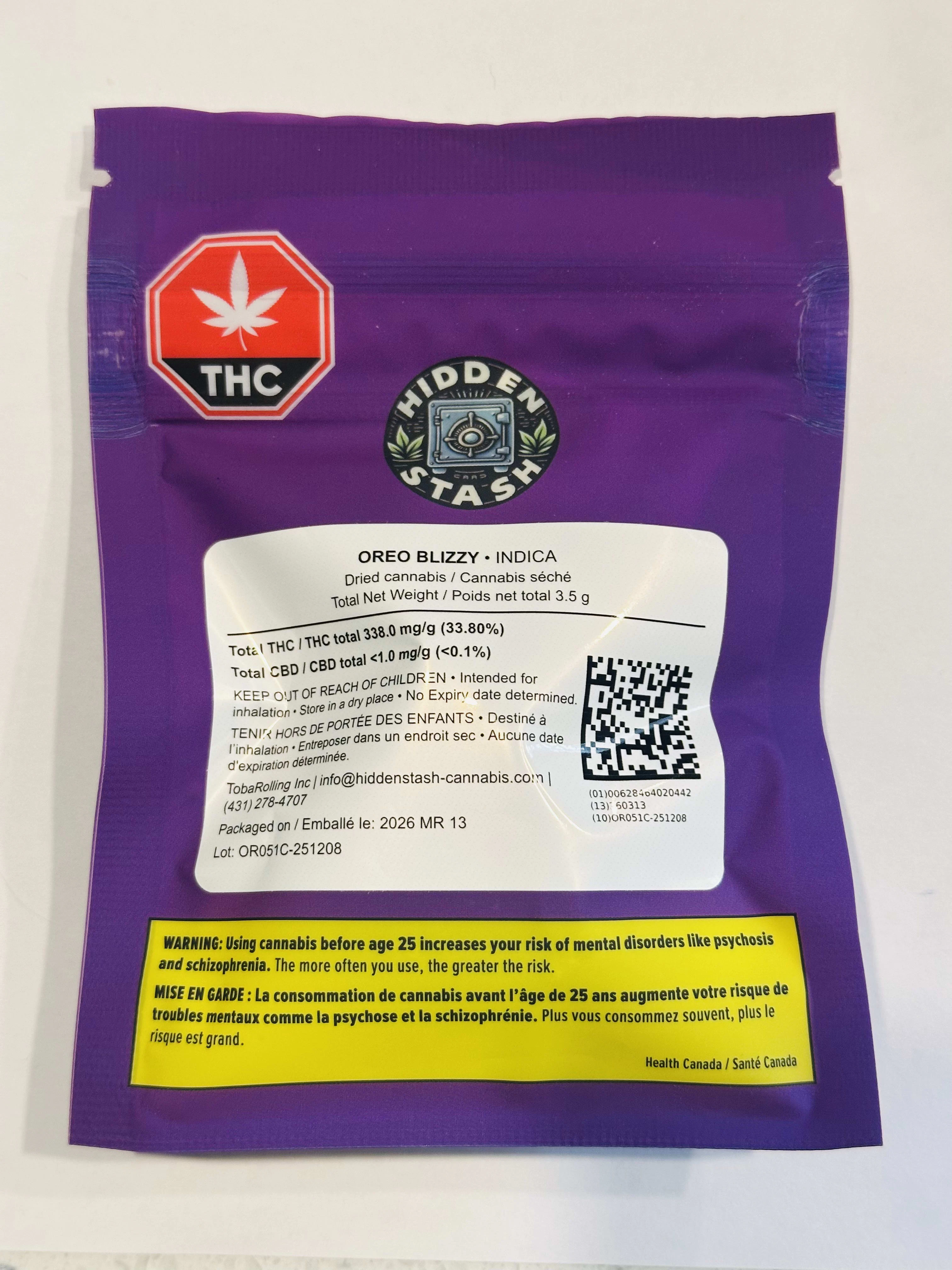 HIDDEN STASH - Oreo blizzard Main Image
