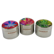 Arsenal Fraternal Leaf 63mm 4-Pc Grinder