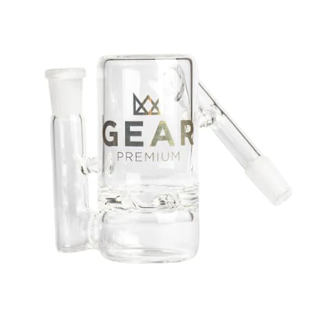 West Coast Gifts  - GEAR 45 Degree Turbine Perc Ash Catcher W/14mm Joint - Clear Main Image