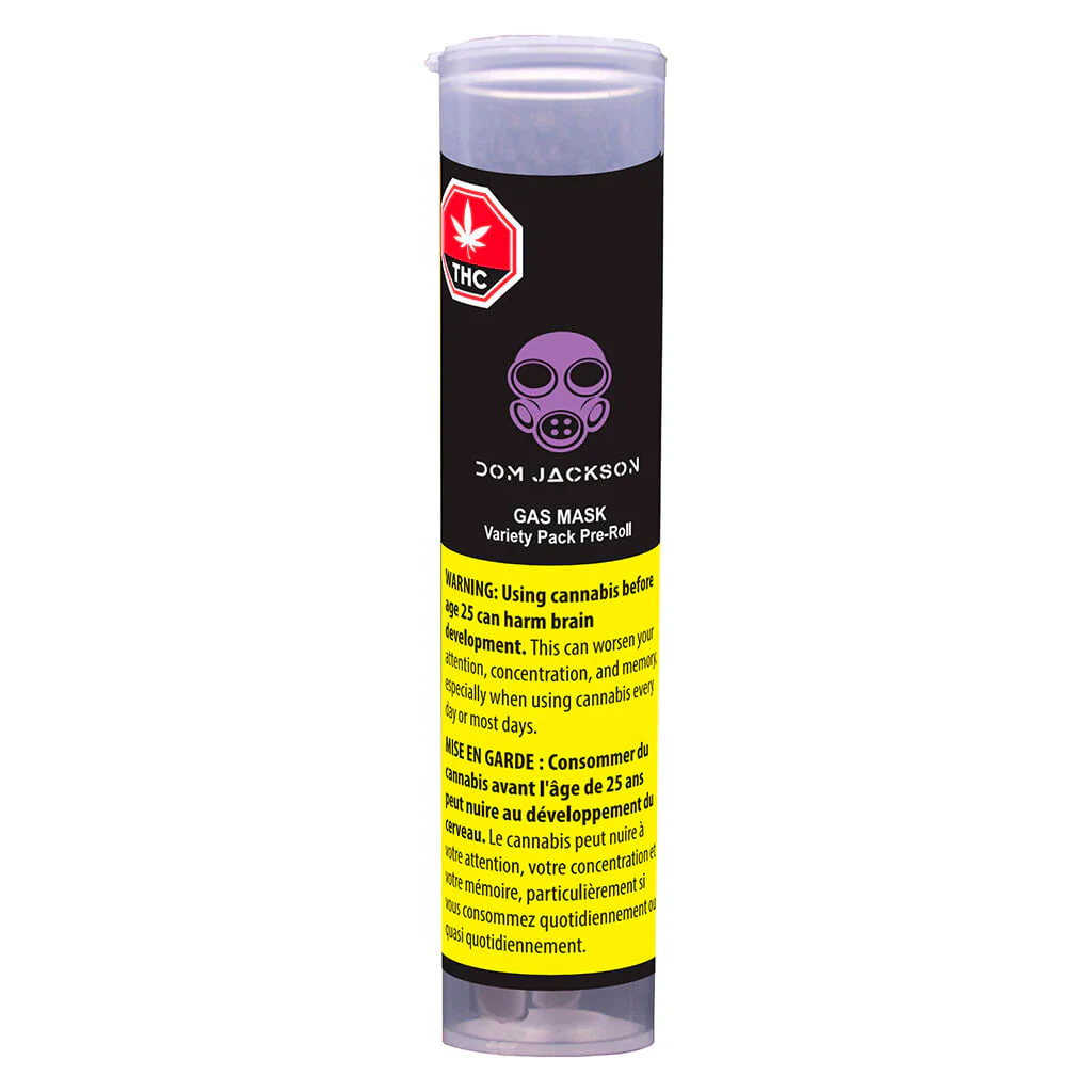 Galaxie Brands Corporation - Dom Jackson - Gas Mask Variety Pack 3x0.5g Pre-rolls Main Image