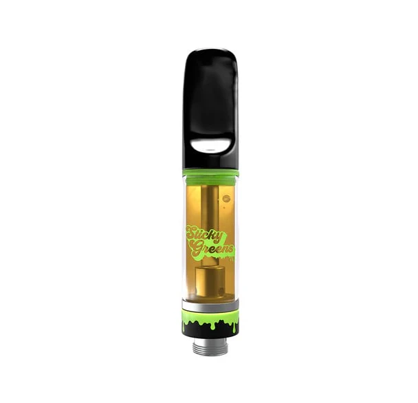 Sticky Greens - Electric Green Frog Pure Diamonds 0.95g Prefilled Vape Cartridge - Sticky Greens Main Image