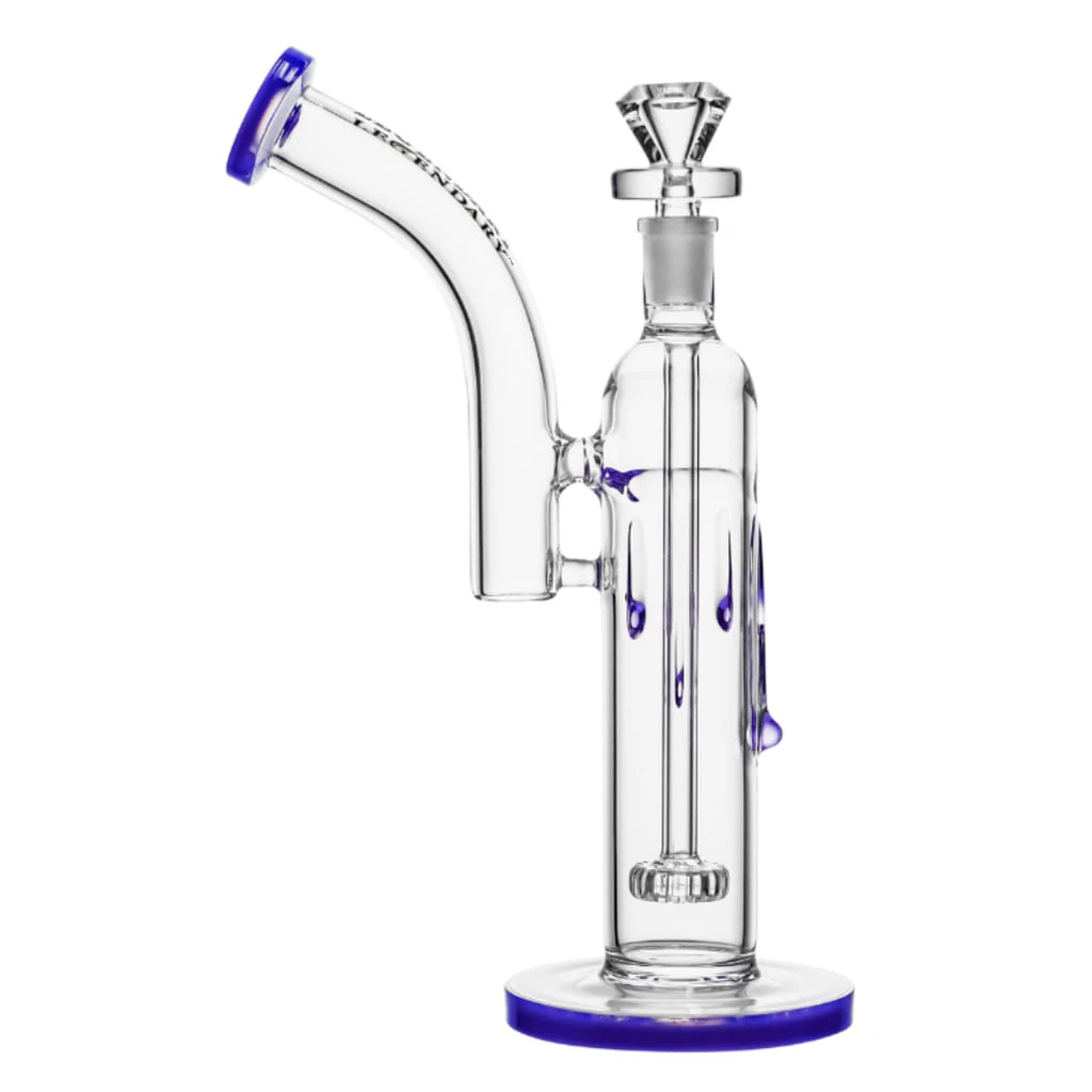 Smoke Arsenal  - 13" Legendary Straight Style Bubbler (Blue) Main Image