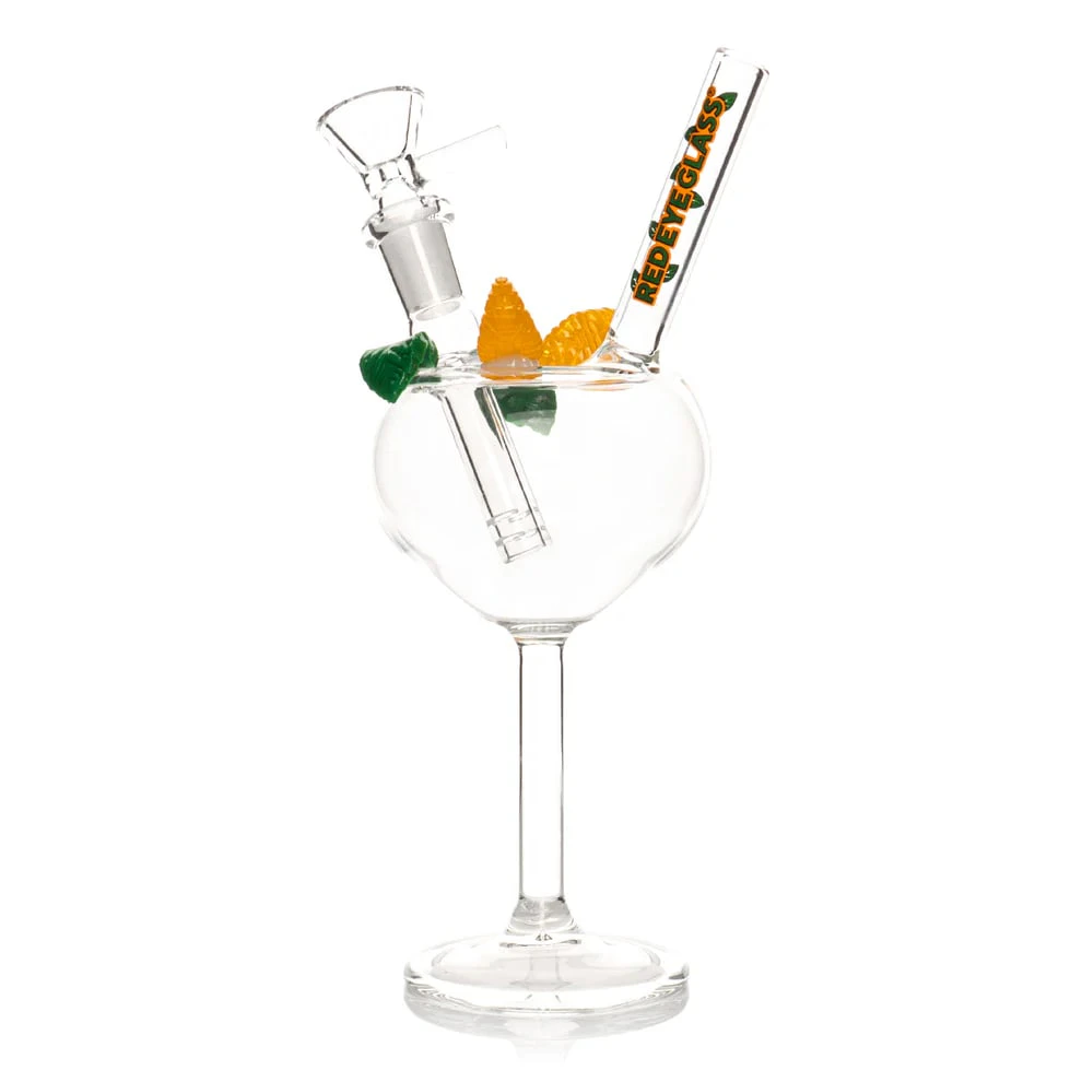 Red Eye Tek Glass - 7.5" Sips O' Citrus Happy Hour Water Pipe Main Image
