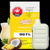 Spinach - Pineapple Coconut Liquid Diamond Disposable - 1g