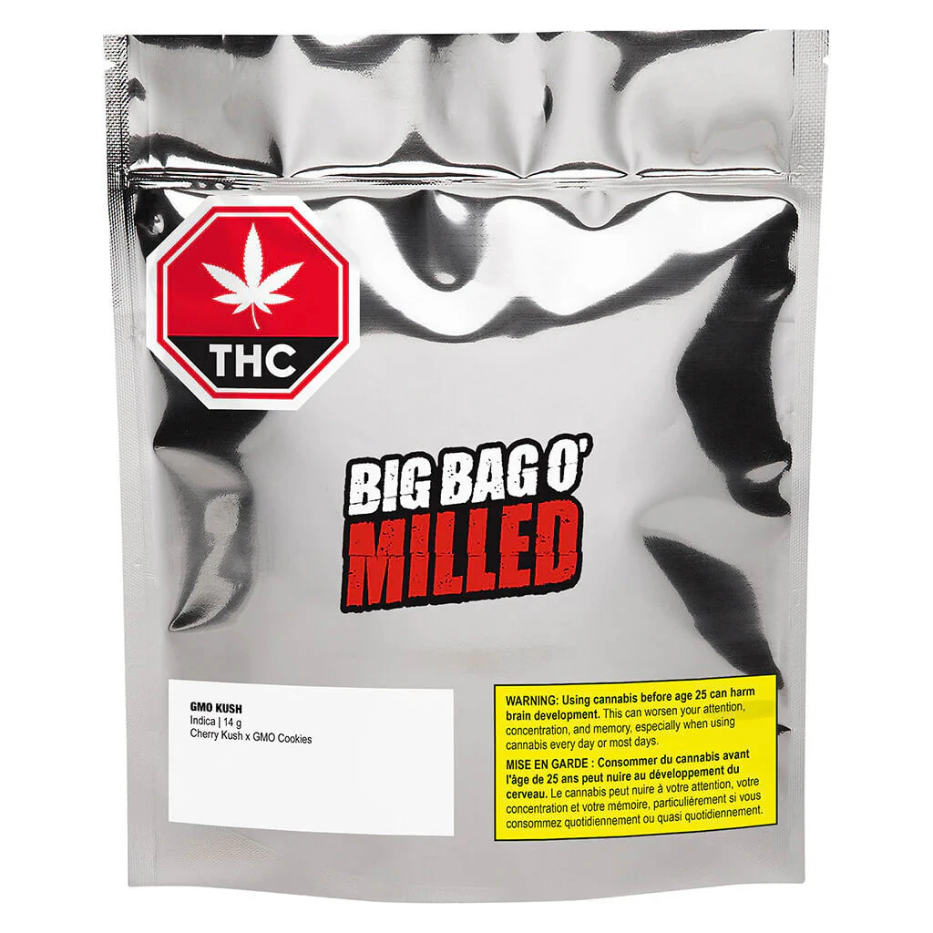 Big Bag O' Buds - Pink Kush Mintz 14g Milled Flower by Big Bag O' Buds Main Image