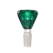 Arsenal - 18mm Crystal Gem Glass Bowl (Teal)