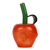 ACC - Red Eye Glass - 4" Apple Hand Pipe