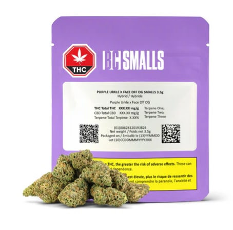 PURPLE URKLE X FACE OFF OG SMALLS - 3.5
