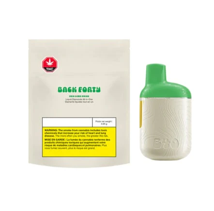 Back Forty - Key Lime Kush Liquid Diamonds Blend AIO Vape 0.95G Main Image