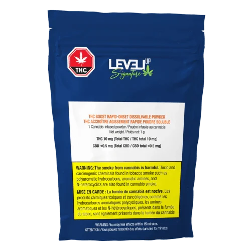 Level Up Signature - Multipack of 4, Boost Rapid-Onset Dissolvable THC Powder Main Image