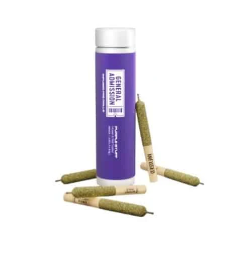 General Admission - PURPLE STUFF HI-FI INFUSED 0.5G 5PK PRE-ROLLS Main Image