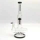 One Wholesale - 14" fortune double inline stemless to grid percolator bong Main Image