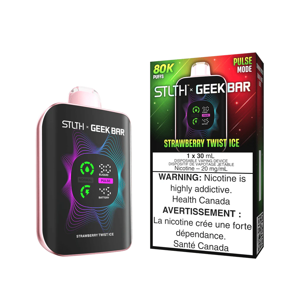 Maq Distributor - Stlth X Geek Bar 80k Strawberry Twist Ice Main Image