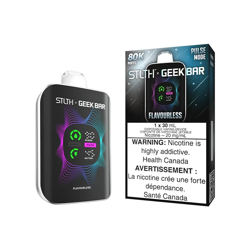 STLTH X GEEK BAR - FLAVOURLESS - 80K Puffs - 20mg/mL Main Image