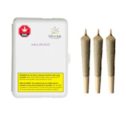 Indica Pre-Rolls By WeedMe 3 X 1G