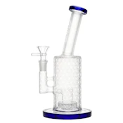 10" Frosted Pump Bong w Ring Percolator