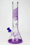 CDI - 10" GLASS TREE BONG - PURPLE