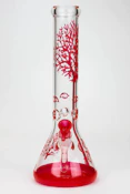 CDI - 10" GLASS TREE BONG - RED