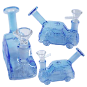 CDI - 4" CAR MINI WATER PIPE - BLUE