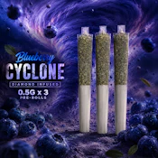 Blueberry Cyclone Infused (0.5g x 3PR) - Bandwagon