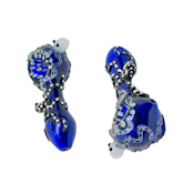 CDI - 4" GLASS PIPES - OCTOPUS - BLUE