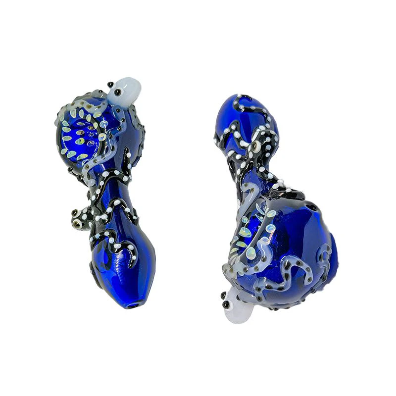 Canadian Distributor Inc - CDI - 4" GLASS PIPES - OCTOPUS - BLUE Main Image
