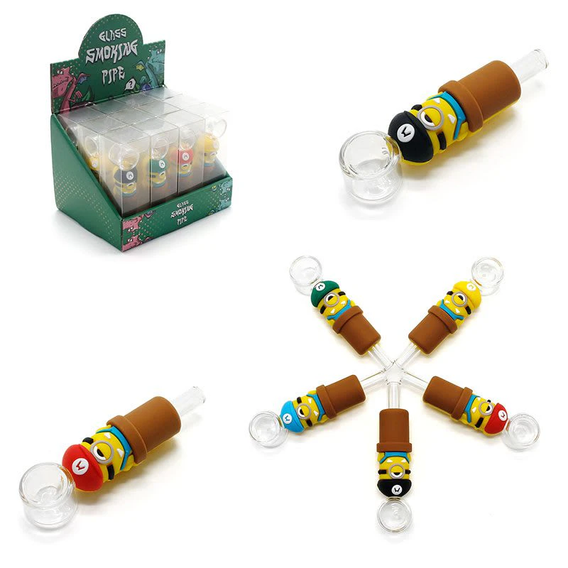 Canadian Distributor Inc - CDI - 7.5" SILICONE PIPES - ASSORTED DESIGNS - 12 Main Image