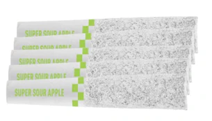 FROSTED FLYERS SUPER SOUR APPLE INFUSED PRE-ROLLS - 5 x 0.5g