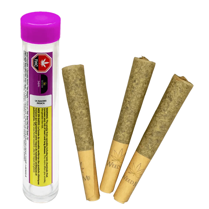 Weed Me - LA Bakers - LA Kush Cake & Baker's Dozen 3 x 0.5g Pre-Rolls Main Image