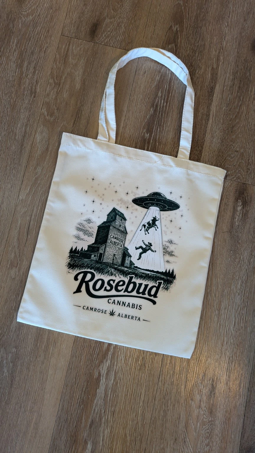 Rosebud Cannabis - Rosebud Canvas Tote Bag Limited Edition Main Image