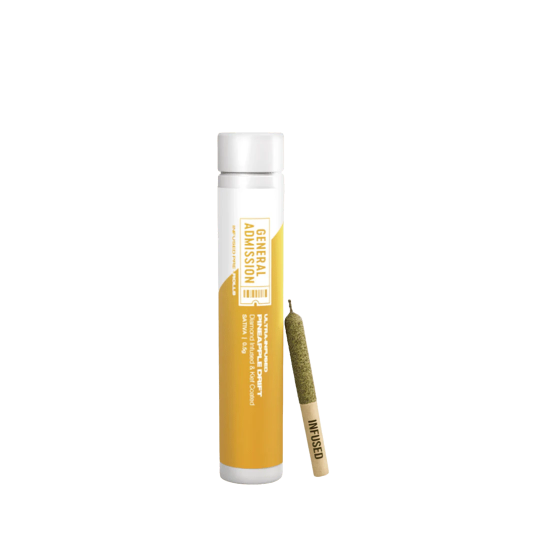 General Admission - General Admission Pineapple Drift Diamond Infused Pre-Roll - 1 X 0.5g Main Image