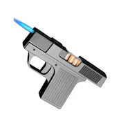 Focus Lighter Gun w/ Pre Roll & Cigarette Holder