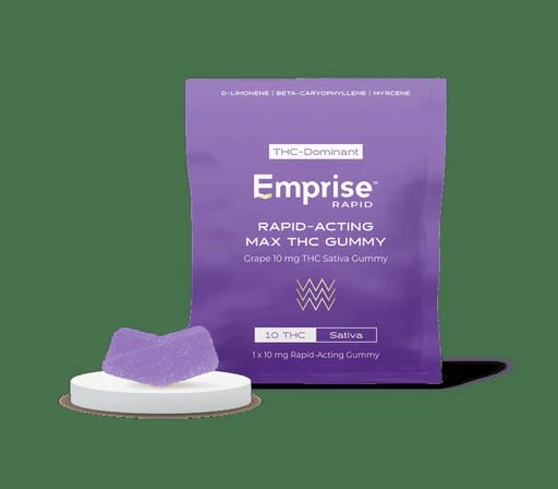 Emprise Rapid - Emprise Rapid Grape Gummy THC 1 x 10mg Soft Chew Main Image