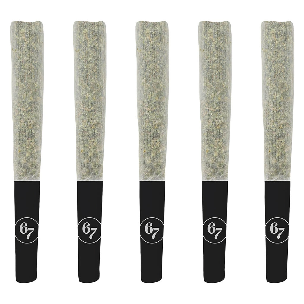 Sixty Seven Sins - 67 Artisan Reserve (Lemon Orange) Pre-Roll 5x0.5g Pre-Rolls Main Image