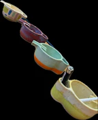 Ceramic Ashtray w/Lighter Holder