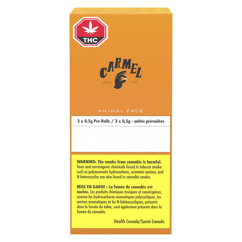Carmel - Carmel - Animal Face Pre-Roll - 3x.5g Main Image