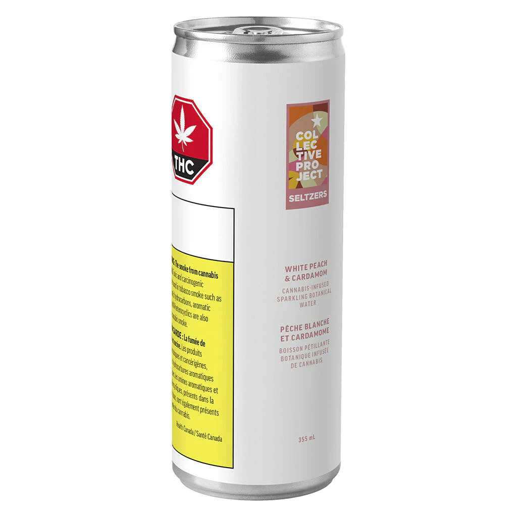 Collective Project - Collective Project - White Peach & Cardamom Sparkling Botanical Water - Hybrid - 7074-355ml Main Image