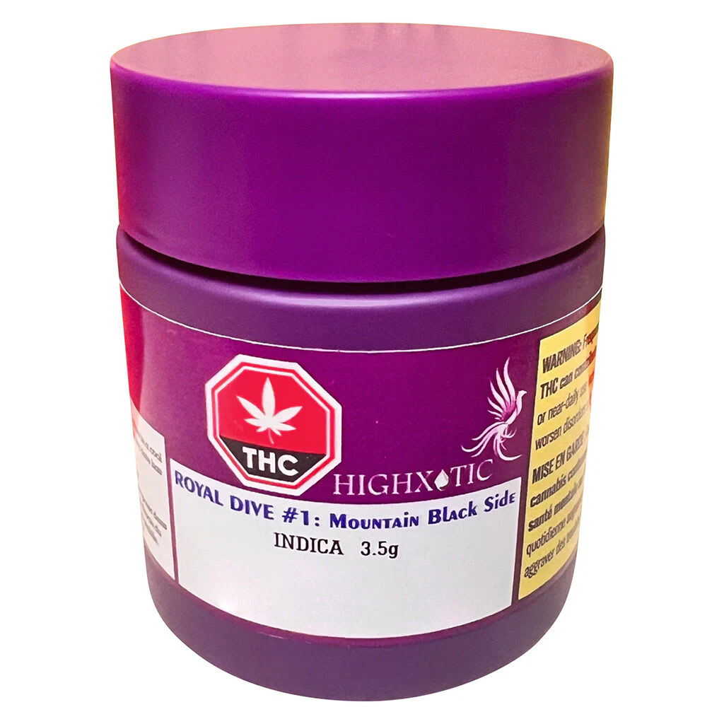 HighXotic - HighXotic - Royal Dive #1: Black Mountain Side - Indica - 3.5g Main Image