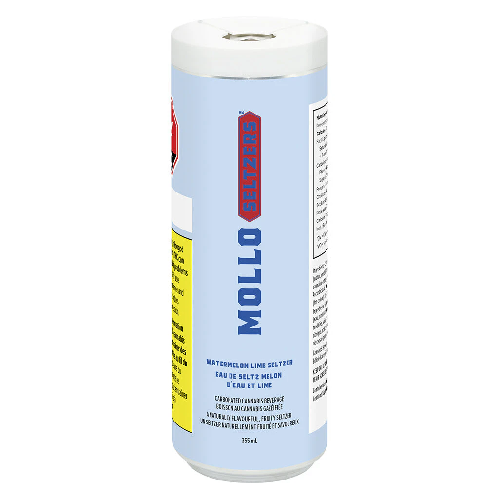 Mollo - Mollo - Watermelon Lime Seltzer - Hybrid - 355ml Main Image