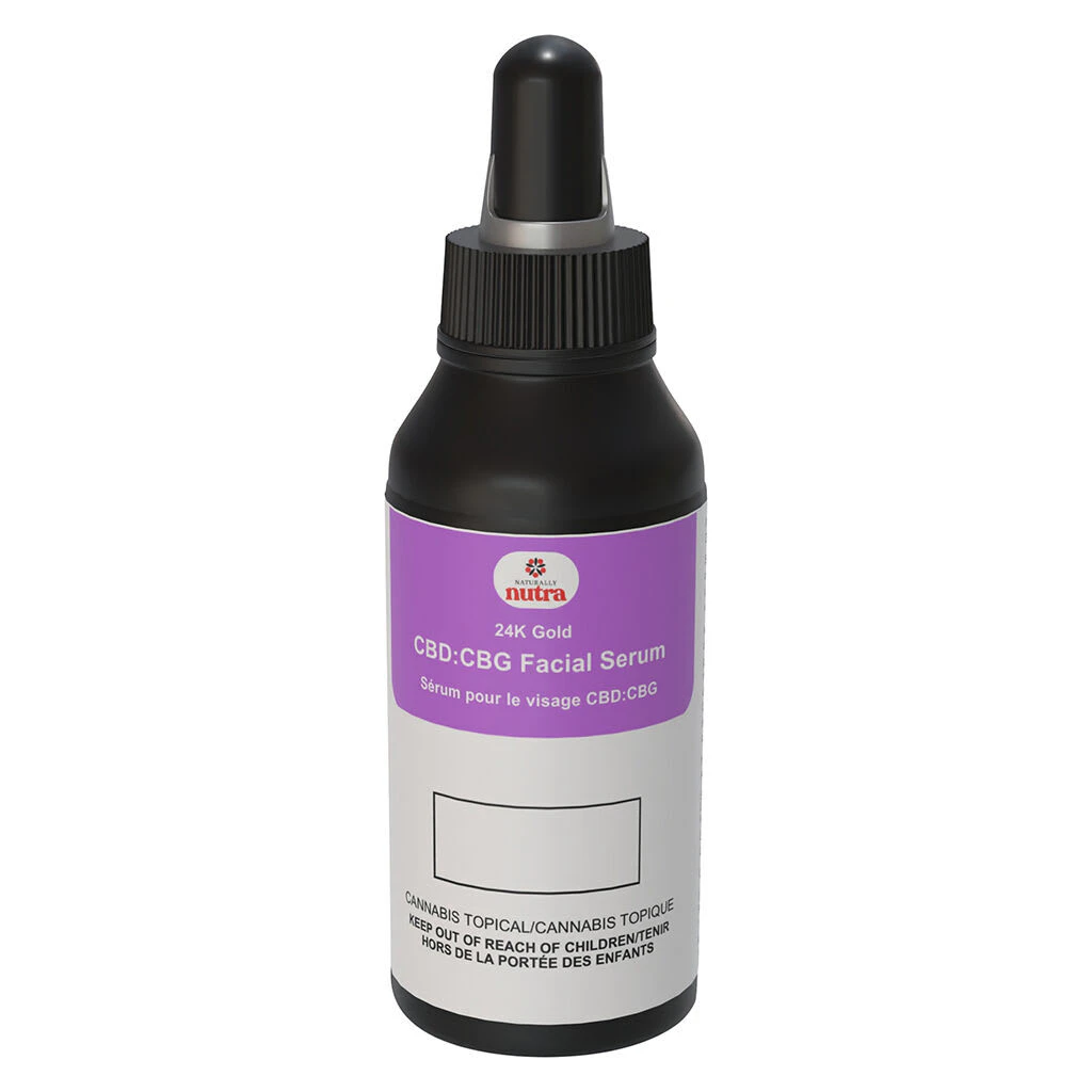 Naturally Nutra - Naturally Nutra - 24k Gold CBD:cbg Facial Serum - Hybrid - 30g Main Image