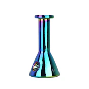 5" Pulsar Electroplated Beaker Glass Hand Pipe