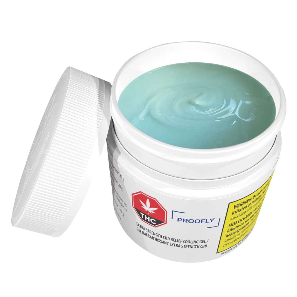 Proofly - Proofly - ExtraStrength CBD Relief Cooling Gel - Sativa - 100g Main Image