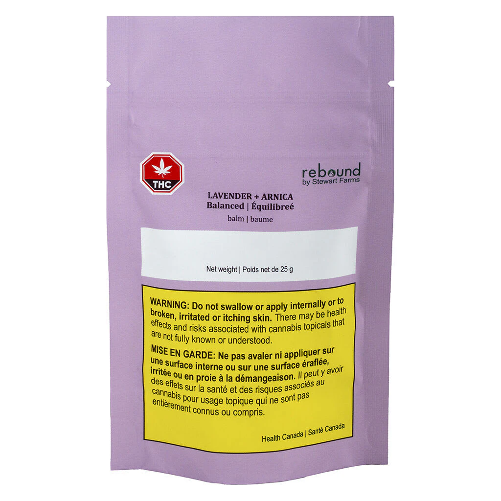 Rebound by Stewart Farms - Rebound by Stewart Farms - Lavender + Arnica Balm - Blend - 25g Main Image
