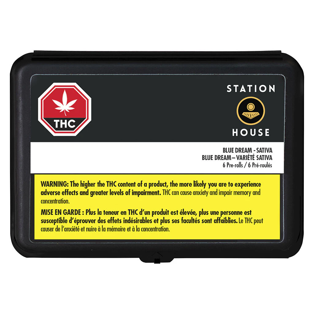 Station House - Station House - Blue Dream Pre-Roll - Sativa - 1x0.5g Main Image