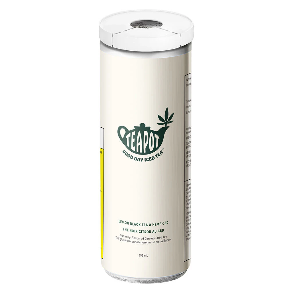 TeaPot - TeaPot - Lemon Black Tea & CBD - Hybrid - 355ml Main Image