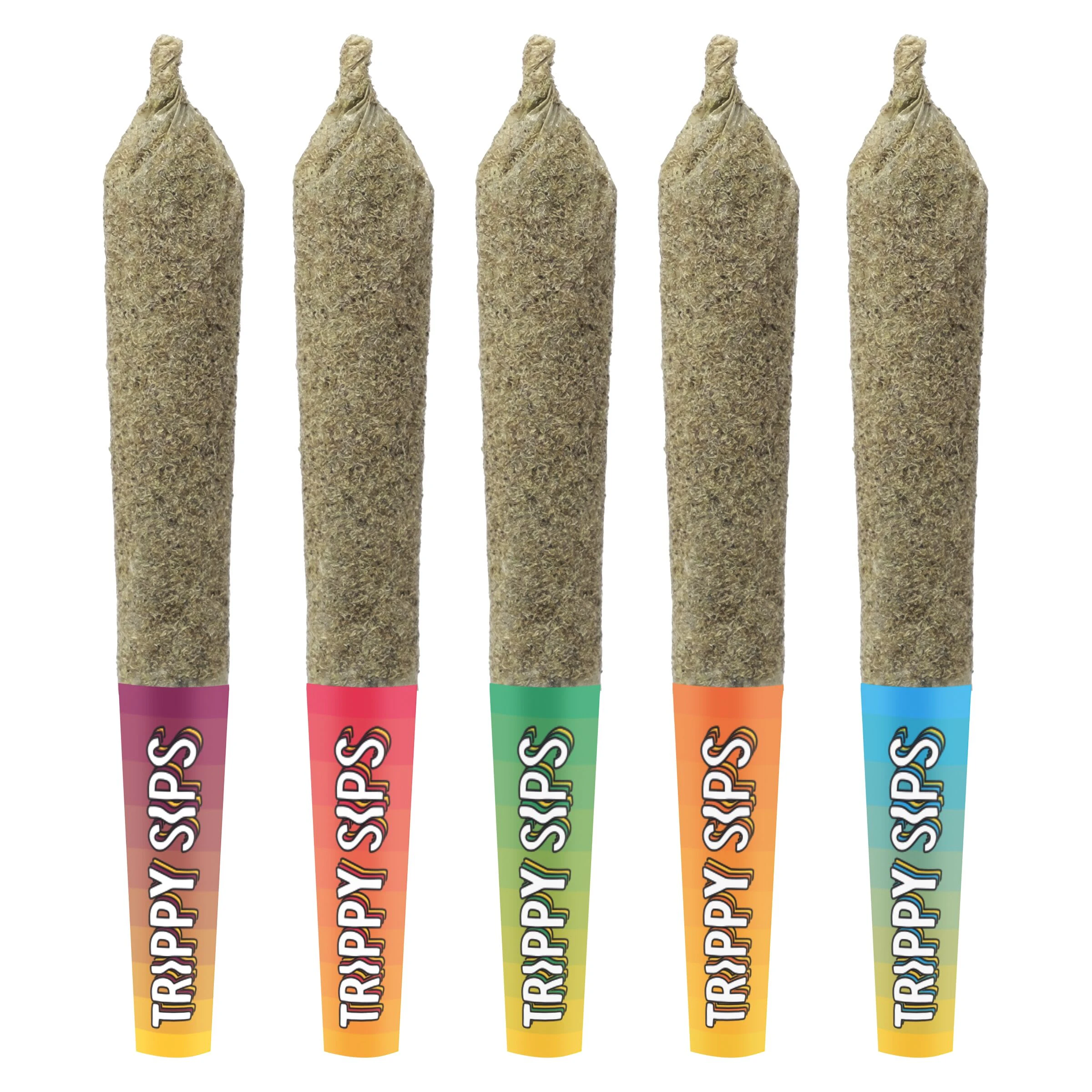 Trippy Sips - Trippy Sips - Juicy 5 Variety Pack Infused Pre-Roll - Hybrid - 5x0.5g Main Image