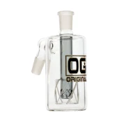 14mm 45 Degree OG Original Showerhead UFO Perc Ash Catcher - Blue