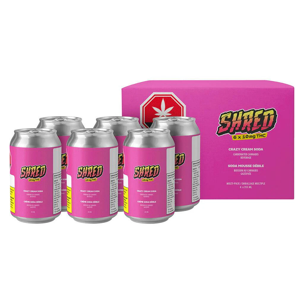 Shred - Shred | CRAZY CREAM SODA MULTI PACK | 6 x 355ml Main Image