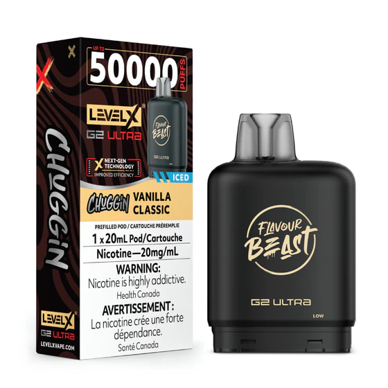 Level X G2 Ultra Pod - Vanilla Classic Iced - 50K Puffs - 20mg/mL Main Image